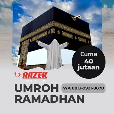 Biaya Umroh Bulan Ramadhan 2024 Harga Promo Jatinegara Jakarta Timur Razek Travel